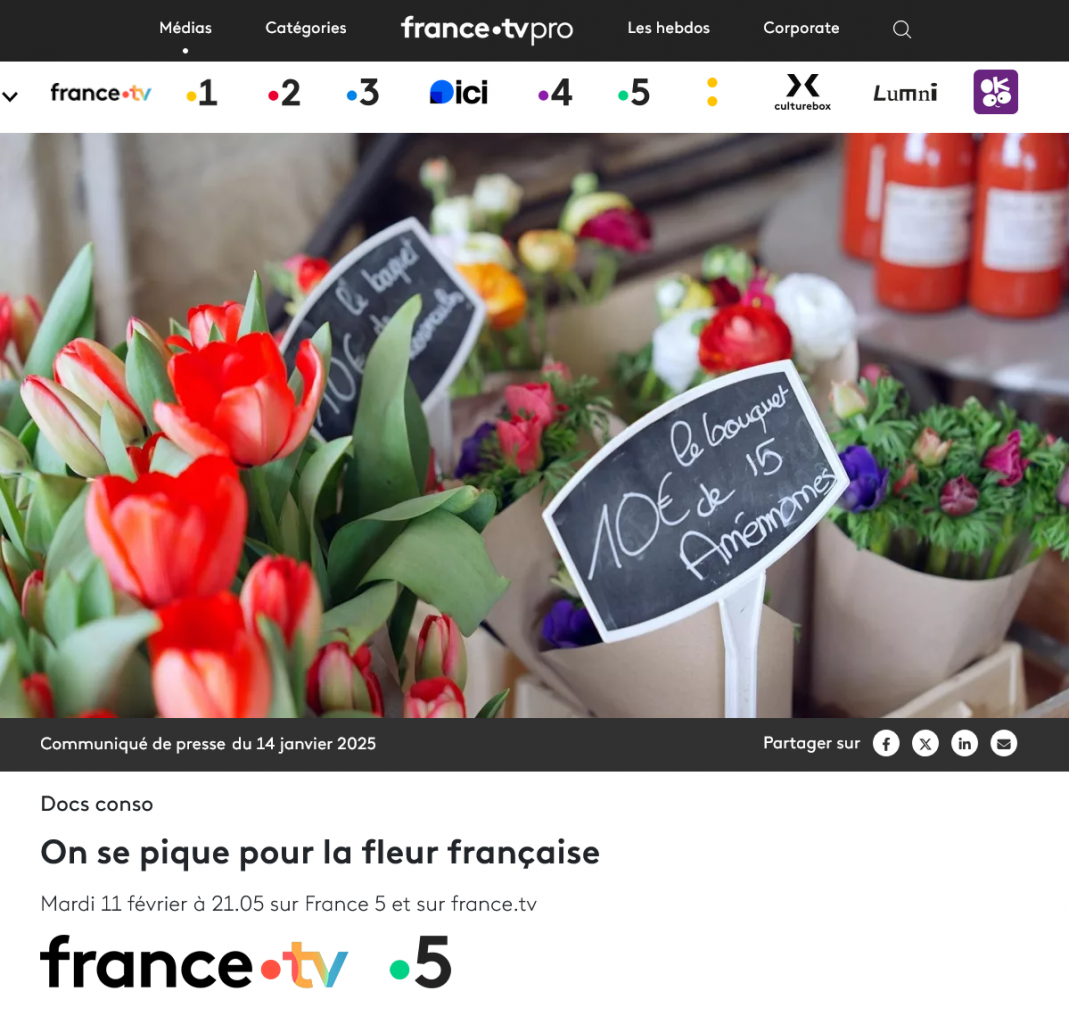 On se pique pour la fleur française